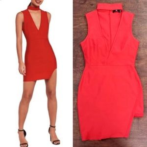 Misguided Red Bodycon mini dress 💃🏻